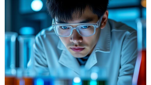 Thumbnail of Dr. David Chen, a scientist, in a lab coat